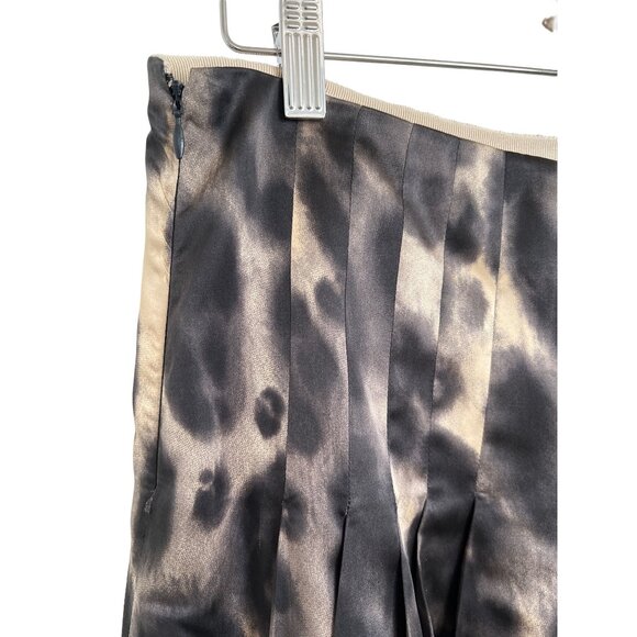 Prada Animal Print Silk Knee Length Skirt - Picture 3 of 8